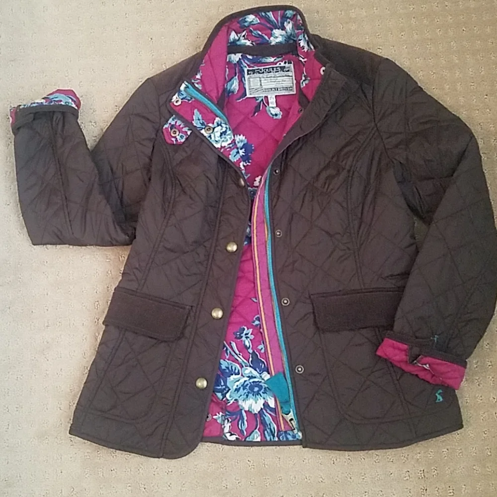 Joules Newdale Quilted Jacket - Picture 2 of 4